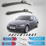 Cumpara ieftin Ștergătoare BMW Seria 3 E90 (2005&ndash;2008) Flat | Set Față &ndash; TeamCar&reg;