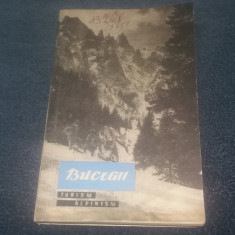 EM CRISTEA - BUCEGI TURISM ALPINISM 1964 HARTA INCLUSA