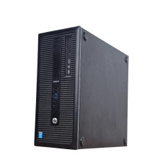 Unitate PC Second Hand, HP ELITEDESK 800 G1 TOWER, Procesor I3 4360, Memorie RAM 8 GB, SSD 128 GB NOU, DVD/RW