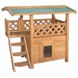 Kerbl Casă pentru pisici Lodge, 77x50x73 cm