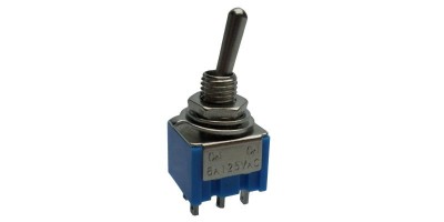 Intrerupator basculant ON-ON 125V 6A foto