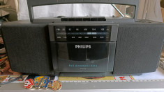 Radiocasetofon vintage PHILIPS AQ 5040 ORIGINAL Eu foto