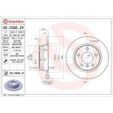 Set disc frana BMW 3 (E36) 09.90-11.98, 3 (E46) 12.97-05.05, 3 Compact (E46) 03.01-02.05, 3 Convertible (E36) 03.93-11.99, 3 Coupe (E36) 10.91-05.99,