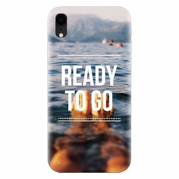 Husa silicon pentru Apple Iphone XR, Ready To Go Swimming