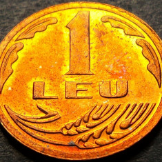 Moneda 1 LEU - ROMANIA, anul 1992 * cod 1116 B = UNC