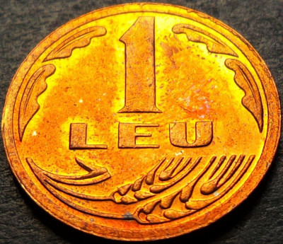 Moneda 1 LEU - ROMANIA, anul 1992 * cod 1116 B = UNC foto