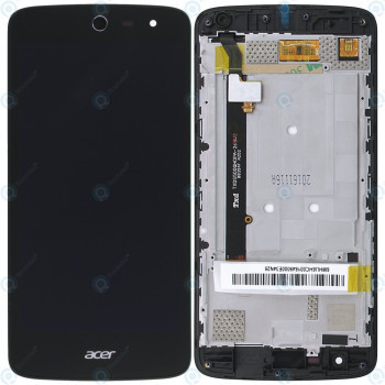 Acer Liquid Zest (Z525, Z528) Capacul frontal al modulului de afișare+lcd+digitizer negru