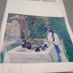 PLIANT IMPRESIONISMUL AMERICAN MUZEUL DE ARTA AL RSR 24 OCT. -4 DEC. 12982