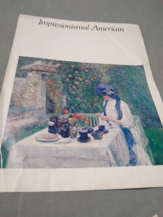 PLIANT IMPRESIONISMUL AMERICAN MUZEUL DE ARTA AL RSR 24 OCT. -4 DEC. 12982