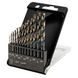 Set burghie pentru metal HSS-CNC Pro-Tec 124&deg;, 1,5-6,5 mm, 13 piese