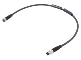 Cablu Conectare Senzori Balluff 0.3m M8 Feminin 4p/Masculin 3p Drept IP67/IP6K9K