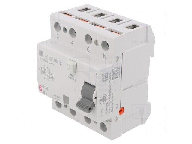 &Icirc;ntrerupător diferenţial 16A 30mA 4 Poli 230V/400V