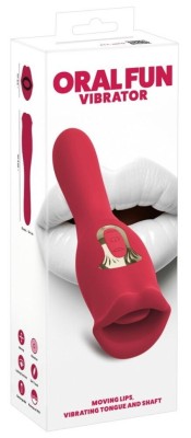 Vibrator multifunctional Oral Fun Vibrator 22cm foto