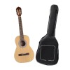 Chitara clasica Ideallstore 4/4, 95cm, tei, 6 corzi otel, husa inclusa, bej, incepatori, adulti 13+