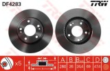Disc frana HYUNDAI SONATA V (NF) (2005 - 2010) TRW DF4283