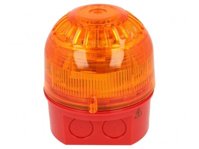 Semnalizator Luminos și Acustic LED Roșu 110/230VAC IP65 foto