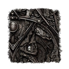 Sticker decorativ, Abstract, Negru, 55 cm, 6838ST foto