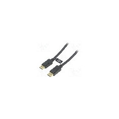 Cablu DisplayPort - DisplayPort, din ambele par&#355;i, DisplayPort mufa, 20m, negru, LOGILINK - CV0114