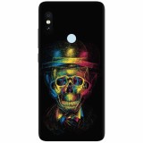 Husa silicon pentru Xiaomi Mi Max 3, Colorfull skull 3d