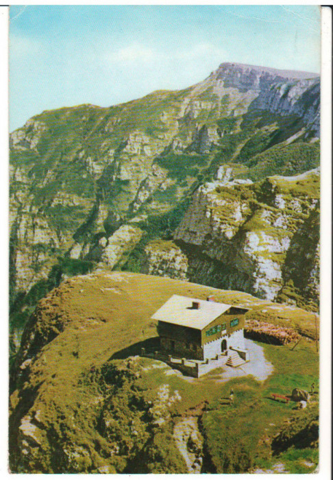 CPIB 16147 CARTE POSTALA - MUNTII BUCEGI . CABANA &quot;CARAIMAN&quot;, RPR