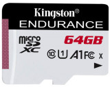 Card memorie Kingston Endurance 64GB, microSDXC, Clasa 10, UHS-I