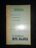 Eugen Lovinescu - Mite. Balauca