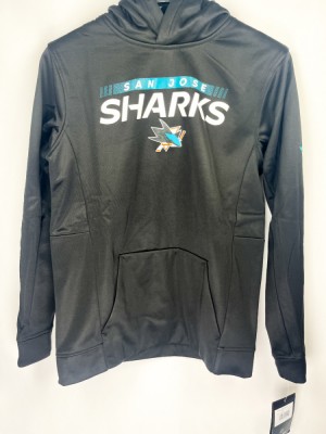 San Jose Sharks hanorac cu glugă pentru copii Authentic Pro Hood Po Hoodie - Dětsk&amp;eacute; XL (14 - 16 let) foto