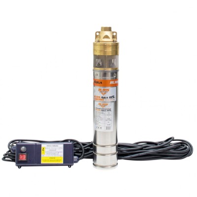 Pompa submersibila Ruris Aqua 105, de mare adancime, 1500 W, 140 m, 43.3 l/min, 4 inch, monofazata foto