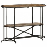 vidaXL Masă consolă, 110x42x76 cm, lemn masiv reciclat