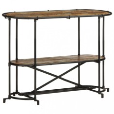 vidaXL Masă consolă, 110x42x76 cm, lemn masiv reciclat