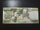PORTUGALIA 5000 ESCUDOS 1987 SUPERBĂ