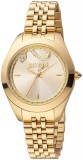 Ceas Dama Just Cavalli Snake JC1L210M0265, Inox, Argintiu, Analog, Quartz, 32mm, Rezistent la apa 5ATM