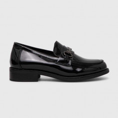 Answear Lab mocasini femei, culoarea negru, cu toc plat