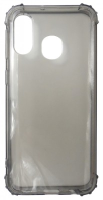 Husa silicon (colturi intarite) fumuriu transparent pentru Samsung Galaxy A40 (SM-A405F) foto