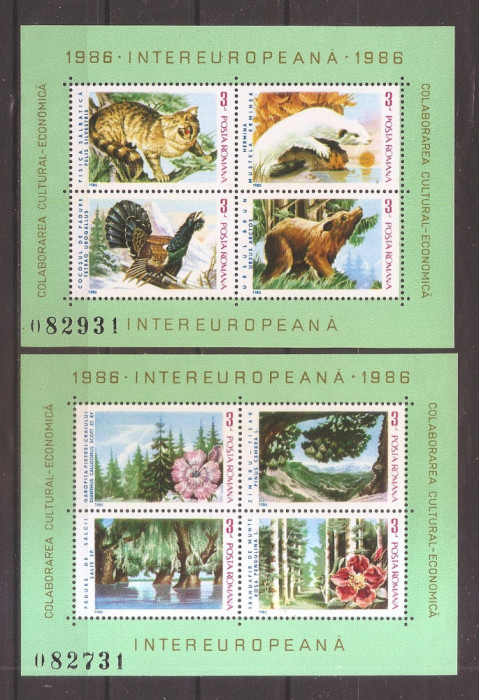 Romania 1986 - LP 1152, Colaborare intereuropeana, MNH
