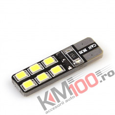 Led auto T10 (W5W) Canbus 12 SMD Super Bright foto