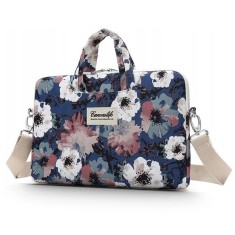 Geanta universala laptop 15/16 inch Canvaslife Briefcase Blue Camellia foto
