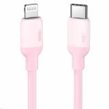 Cablu De &icirc;ncărcare Rapidă Ugreen USB Tip C - Cip Lightning (certificat MFI) C94 Power Delivery 1m Roz (60625 US387)