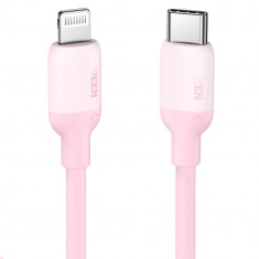Cablu De încărcare Rapidă Ugreen USB Tip C - Cip Lightning (certificat MFI) C94 Power Delivery 1m Roz (60625 US387)