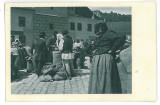 4437 - BRASOV, Market, Romania - old postcard, real PHOTO - unused, Necirculata, Fotografie