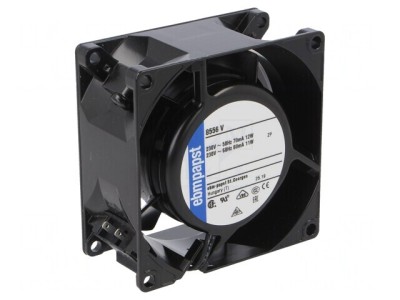 Ventilator axial 230V 80x80x38mm 60m3/h 35dBA foto
