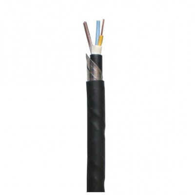 Cablu electric rigid armat cu izolatie pvc CYABY-F 3x10mm , rola 100 m foto
