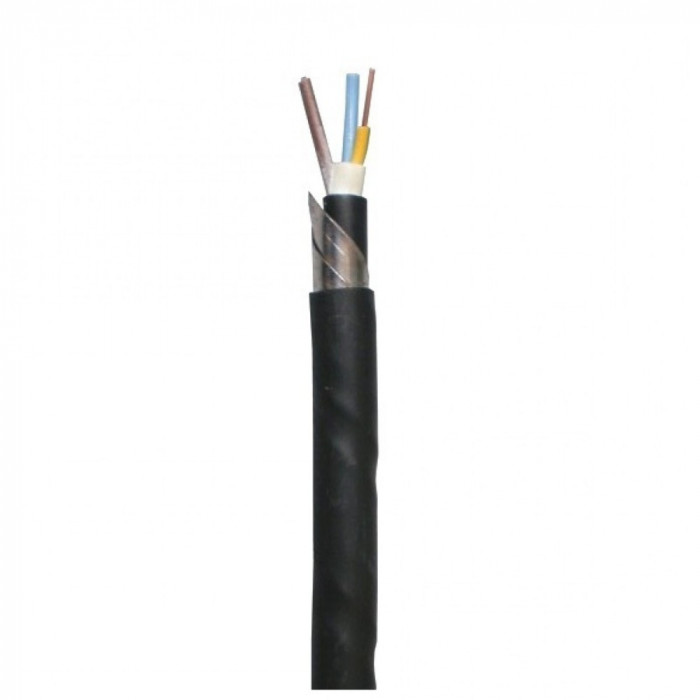 Cablu electric rigid armat cu izolatie pvc CYABY-F 3x10mm , rola 100 m