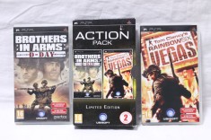Joc Sony PSP - Action Pack Brothers In Arms D-Day + Tom Clancy&#039;s Rainbow Six Vegas