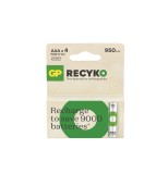Set 4 baterii reincarcabile AAA / R03 Ni-MH GP ReCyko 950mAh
