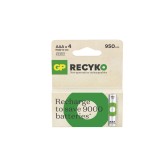 Set 4 baterii reincarcabile AAA / R03 Ni-MH GP ReCyko 950mAh