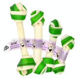 Recompense pentru caini Mr. Bandit Knotted Bone, os innodat verde de 25 cm AnimaPet MegaFood