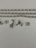 LOT BIJUTERII ARGINT 925 - Thomas Sabo - 3 Bratari + 7 Charmuri - 49g. !, Ornamentale