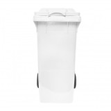 Pubela Gunoi Breckner Germany, 120L, Alba, Plastic, Exterior