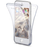 Husa IPhone 6 Plus/6S Plus silicon Full Cover 360 (fata+spate), Transparenta, Transparent, Universal